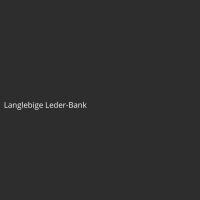 Langlebige Leder-Bank