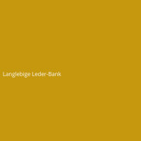 Langlebige Leder-Bank