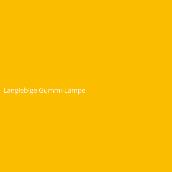 Langlebige Gummi-Lampe