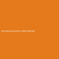 Aerodynamischer Leder-Mantel