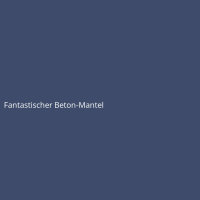 Fantastischer Beton-Mantel