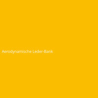 Aerodynamische Leder-Bank