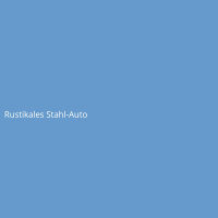 Rustikales Stahl-Auto